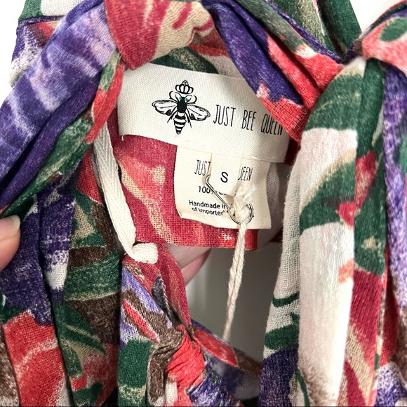 Just Bee Queen Sara floral purple dress size small NEW! New with tags! - Picture 13 of 17